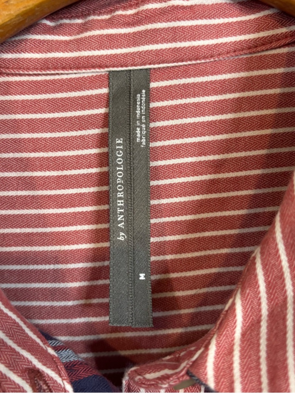 Anthropologie Flannel Boyfriend Buttondown Shirt Medium - Picture 5 of 13
